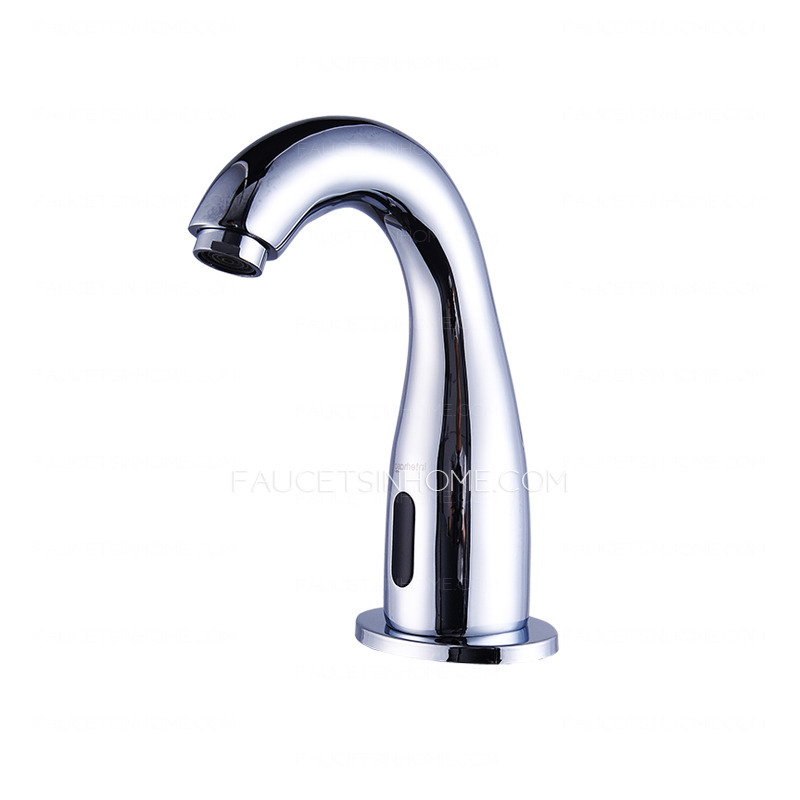 Simple Brass AC Power Cold And Hot Water Touchless Faucet
