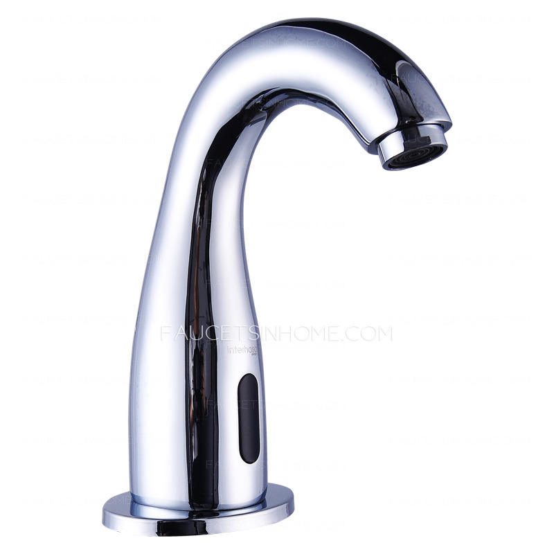 Simple Brass AC Power Cold And Hot Water Touchless Faucet