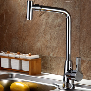 Best Rotatable Thick Brass Kitchen Sink Faucet 