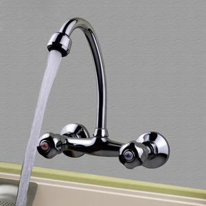 Best Two Holes Wall Mounted Faucet Kitchen