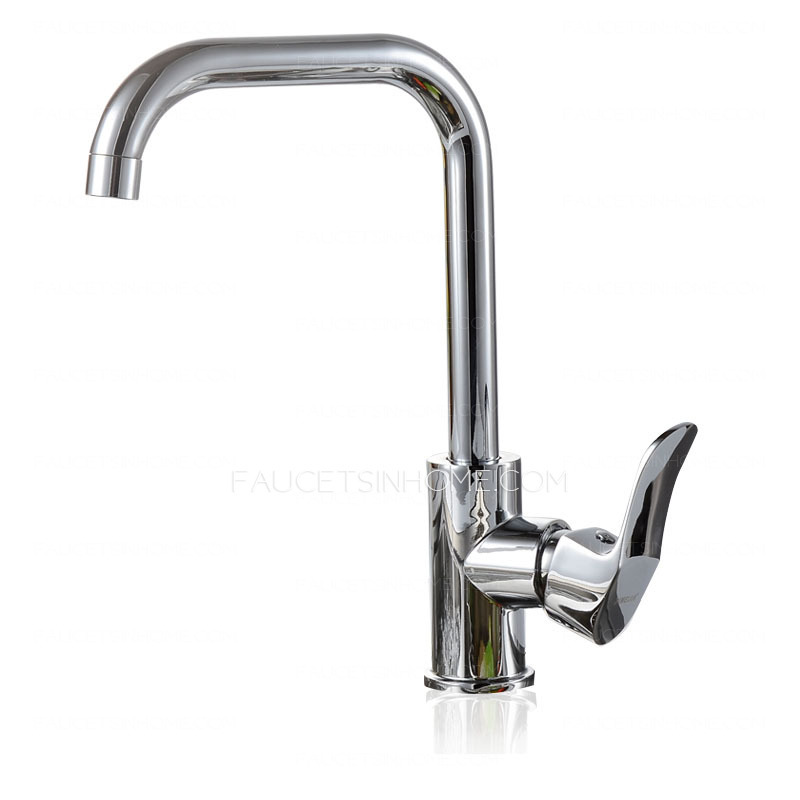 Discount Seven Shaped Brass Commercial Kitchen Faucet 