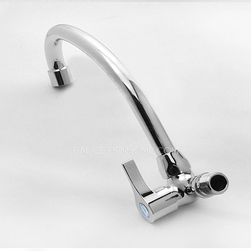 Discount Brass Fast Flow Clod Water Wall Mounted Kitchen Faucet