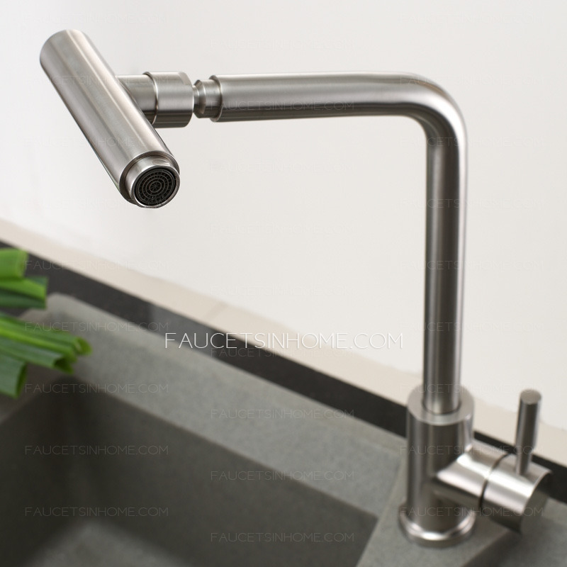 Best Full Rotatable Polished Nickel Professional Kitchen Faucet 