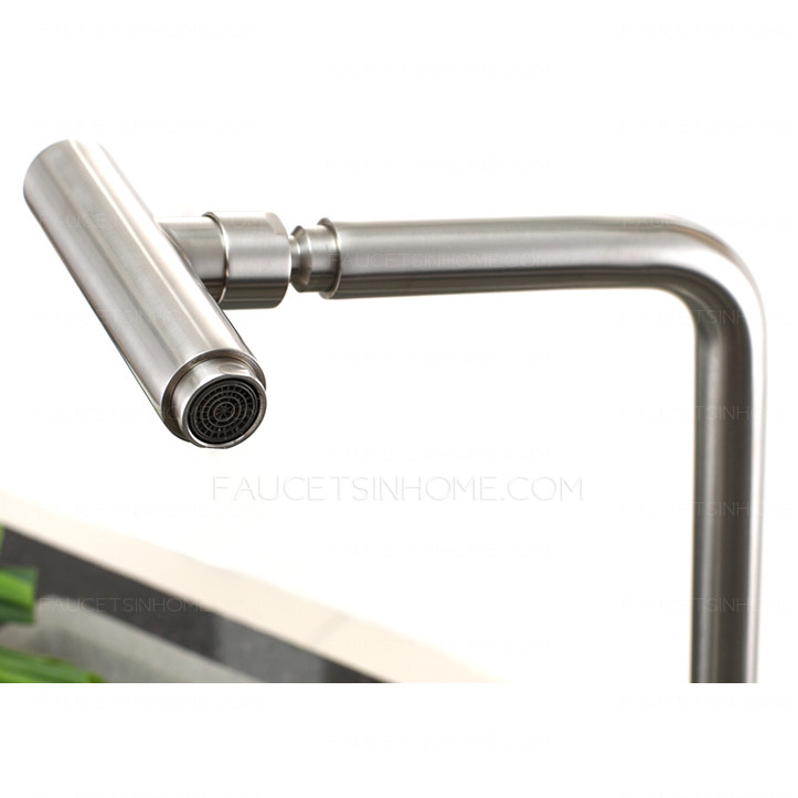 Best Full Rotatable Polished Nickel Professional Kitchen Faucet 