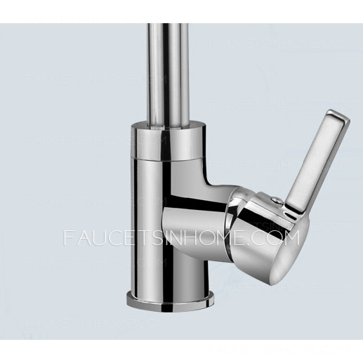 Top Kitchen Faucet Of One Hole Single Thick Handle 