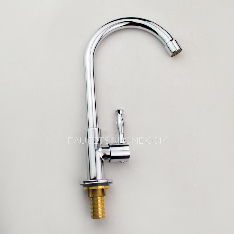 Discount Brass Rotatable Cold Water Kitchen Sink Faucet