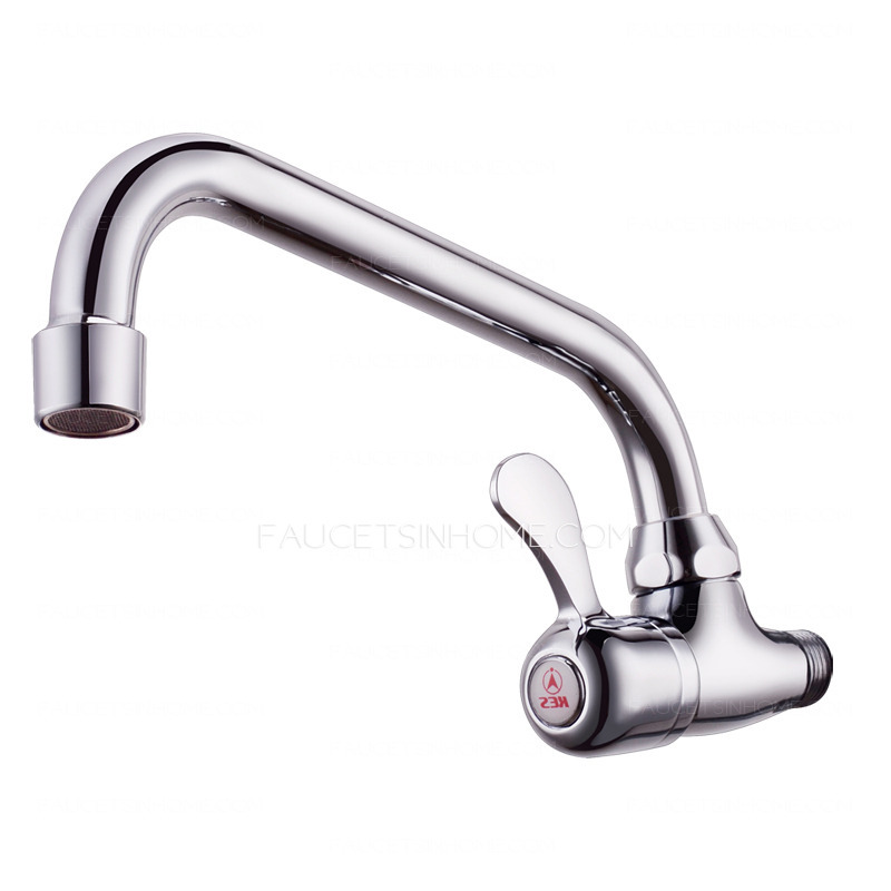 Wholesale Full Rotatable Cold Water Wall Mounted Kitchen Sink Faucet 