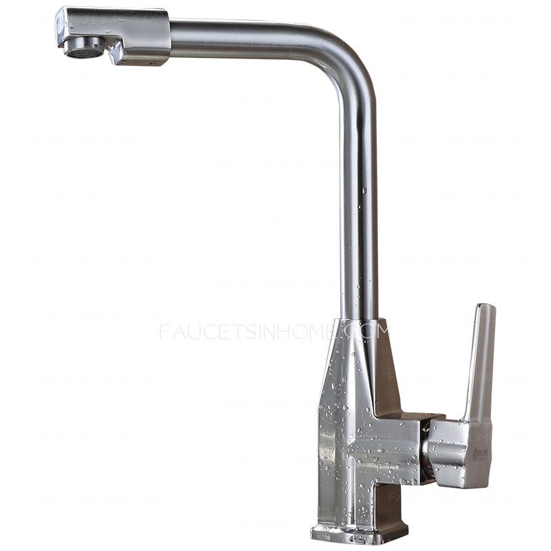 Professional Stainless Steel Kitchen Sink Faucet Of Polished Nickel