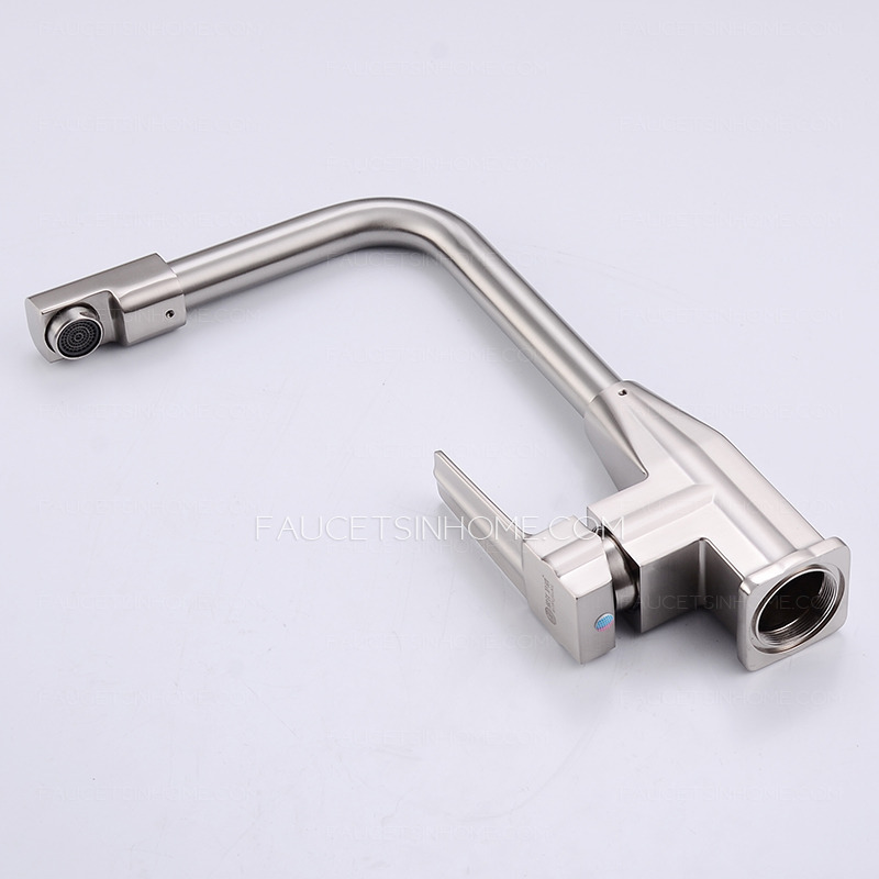 Professional Stainless Steel Kitchen Sink Faucet Of Polished Nickel