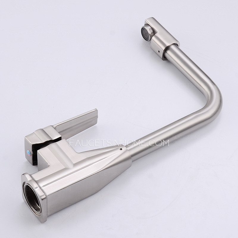 Professional Stainless Steel Kitchen Sink Faucet Of Polished Nickel