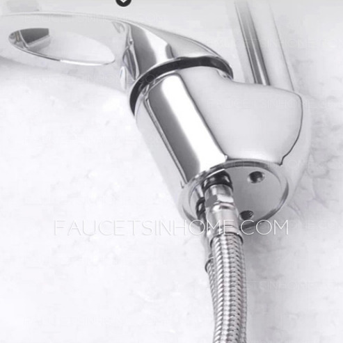 Contemporary Environmental Brass Rotatable Kitchen Sink Faucet 