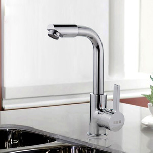 Discount 360 Degree Rotatable Copper Kitchen Sink Faucet