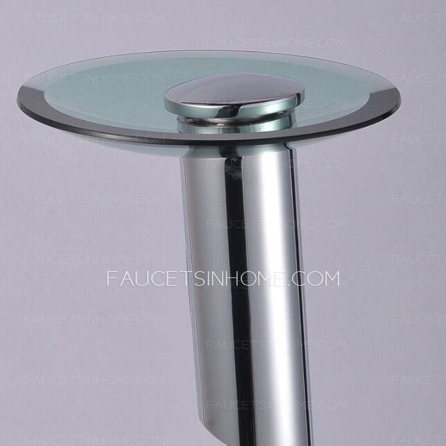 Fashion Waterfall Glass Deck Mounted Automatic Touchless Sink Faucet