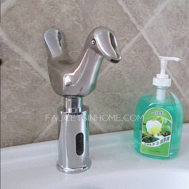 Cute Thermostatic Brass Medical Automatic Touchless Sink Faucet
