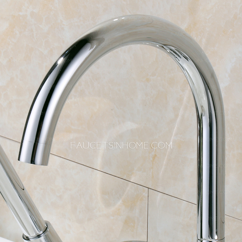 High End Rotatable Sidespray Roman Tub Bathtub Faucet