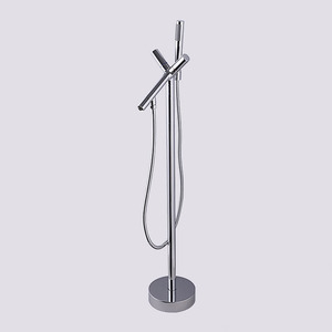 Fashion Brass Chrome Clawfoot Bathtub Shower Faucet 