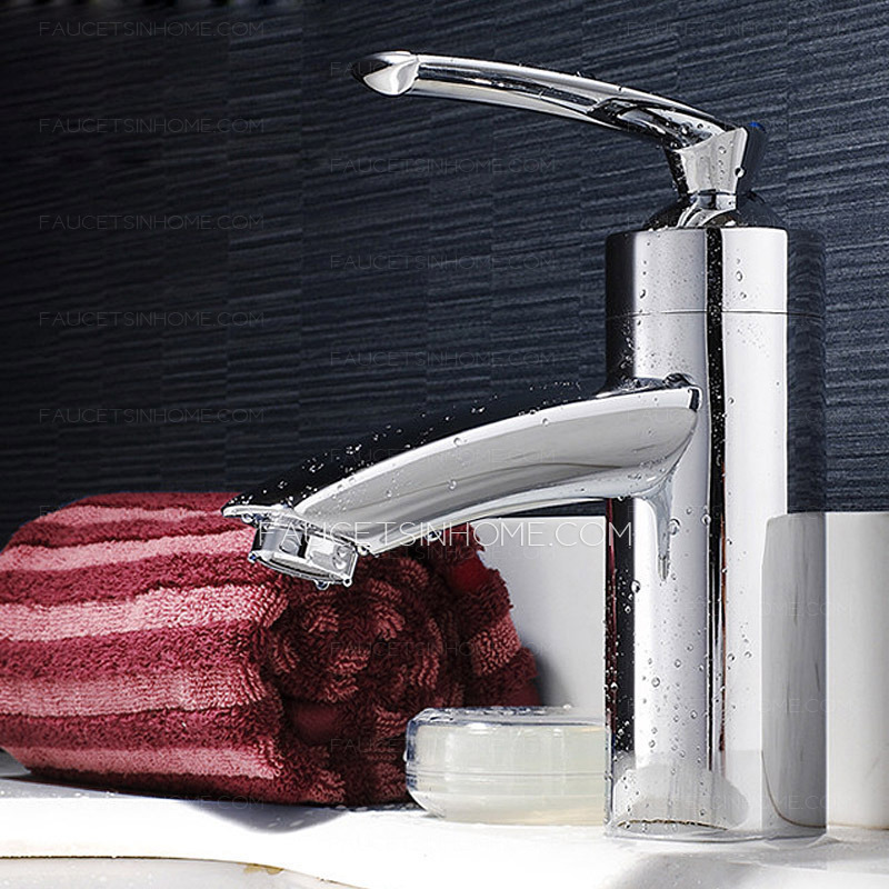 Cheap Water Efficient Brass Single Handle Bathroom Sink Faucet