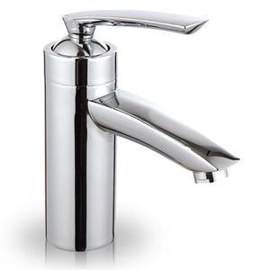 Cheap Water Efficient Brass Single Handle Bathroom Sink Faucet