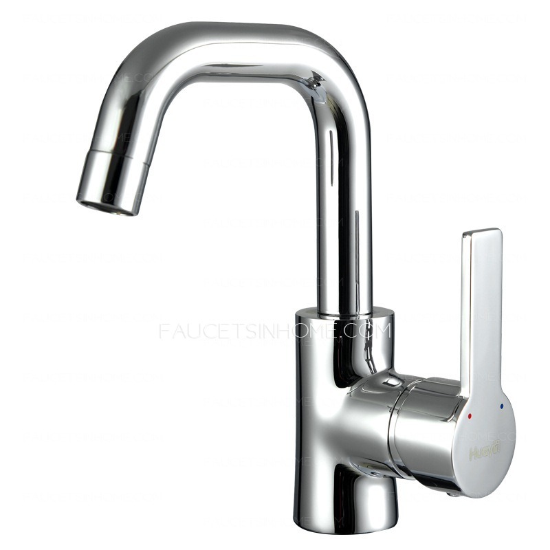 Best Thick Brass Rotatable Heightening Bathroom Sink Faucet 