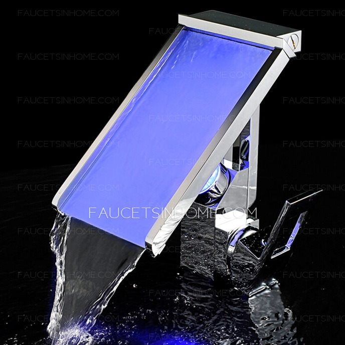 High End Automatic Sensing One Hole LED Sink Faucet