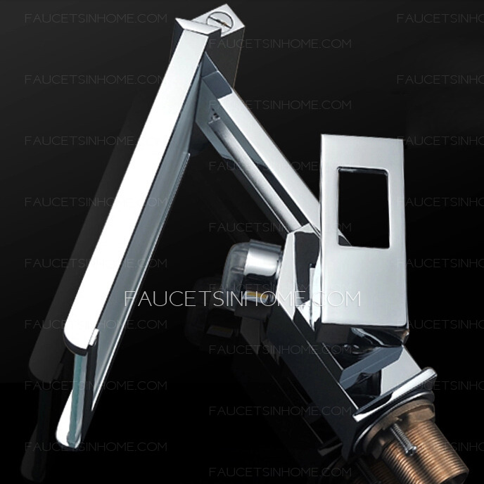 High End Automatic Sensing One Hole LED Sink Faucet