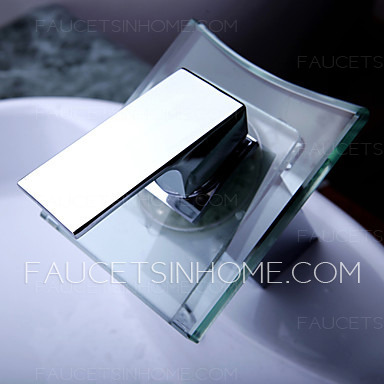 Discount One Hole Single Handle Waterfall LED Faucet