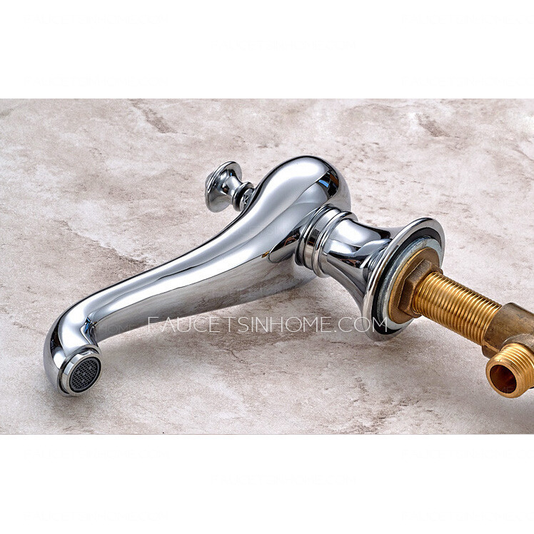 Luxury Two Handle Side Spray Bathtub Faucet For Bathroom