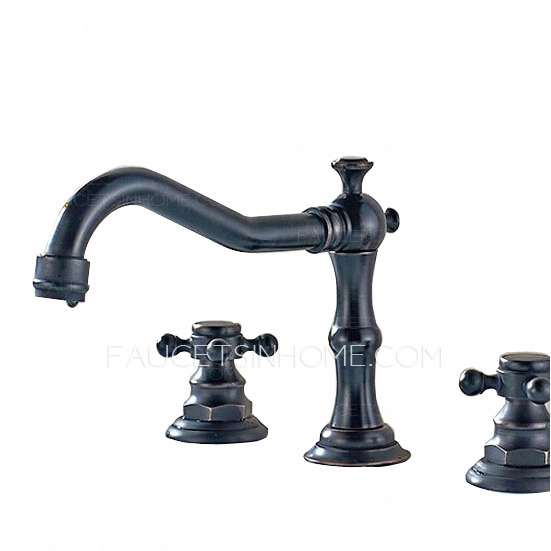 Bronze Three Hole Bathtub Faucet