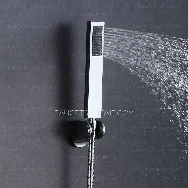 Modern Outdoor Wall Mount Shower Faucet Without Under Water