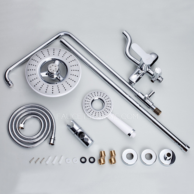 Discount Elevating Grey Top Shower In Bathroom Shower Faucet