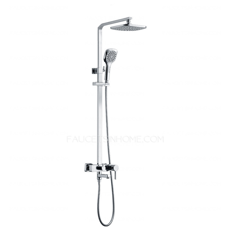 Modern Designed Outdoor Exposed Shower Faucet System