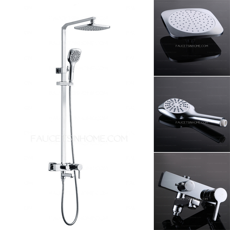 Modern Designed Outdoor Exposed Shower Faucet System