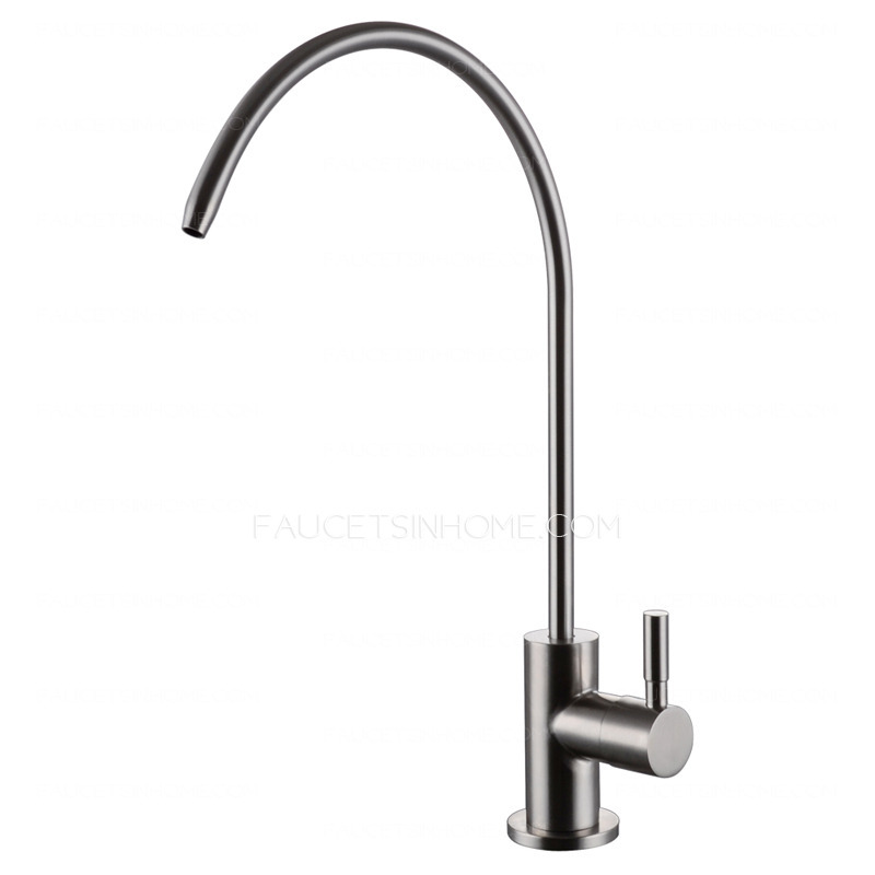 Fashion Tall Bent Stainless Steel Kitchen Sink Faucet