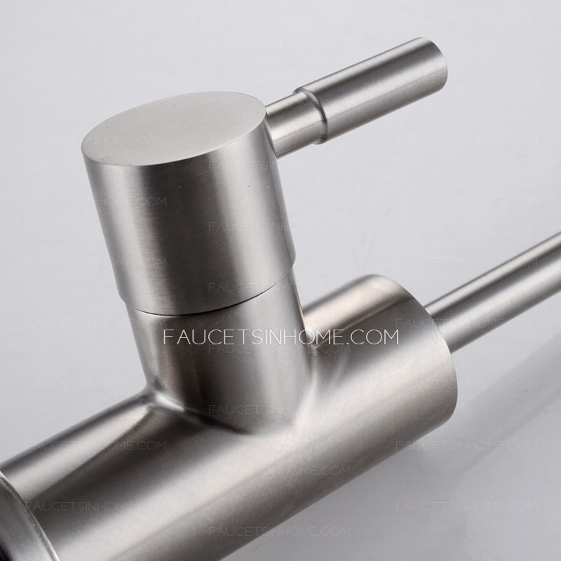 Fashion Tall Bent Stainless Steel Kitchen Sink Faucet