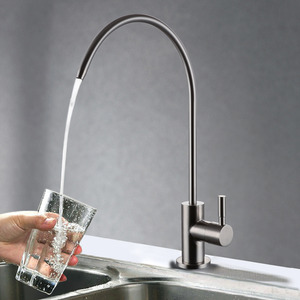 Fashion Tall Bent Stainless Steel Kitchen Sink Faucet