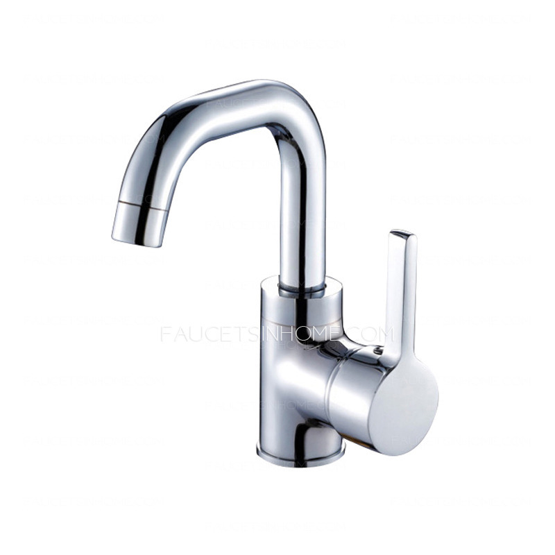 Cheap Rotatable Seven Shaped Single Handle Kitchen Sink Faucet