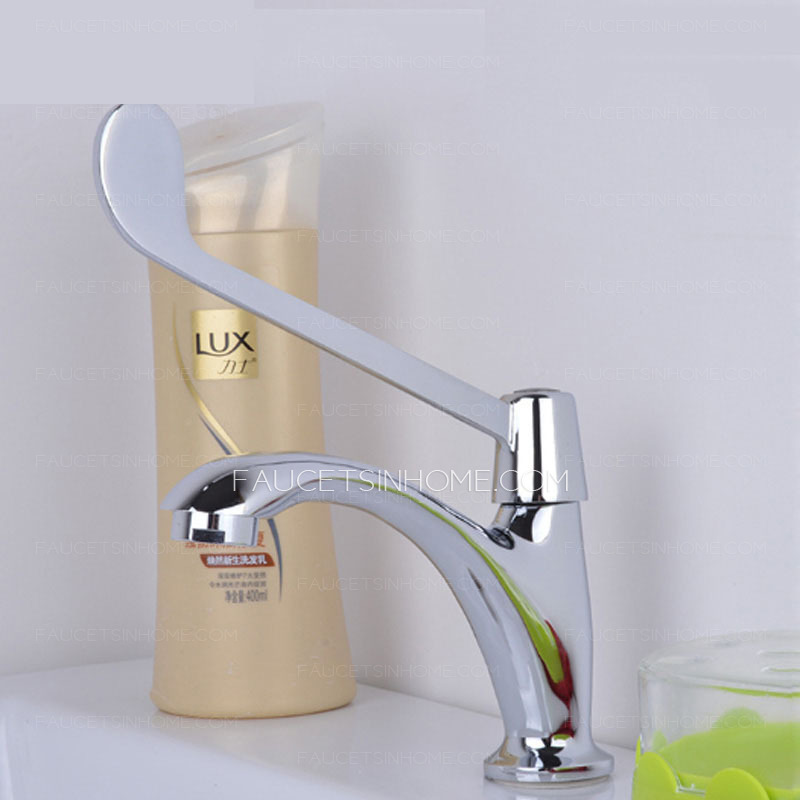 Discount Heightening Handle Medical Bathroom Sink Faucet