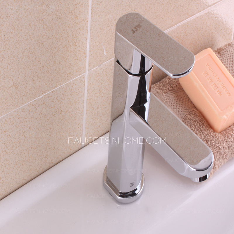 Discount Water Efficient Tall Copper Bathroom Sink Faucet