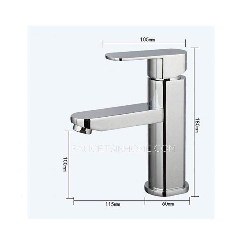 Discount Water Efficient Tall Copper Bathroom Sink Faucet