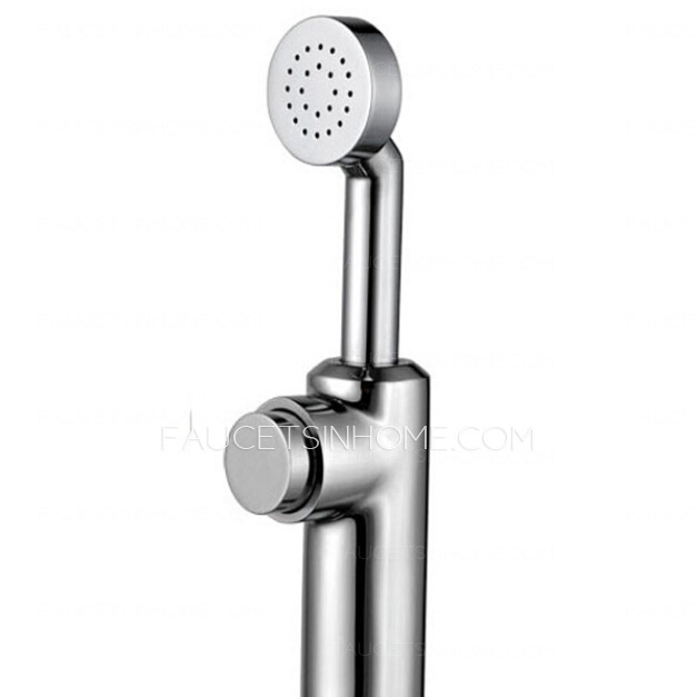 Designed Press Button Wall Mount Hand Held Bidet Faucet