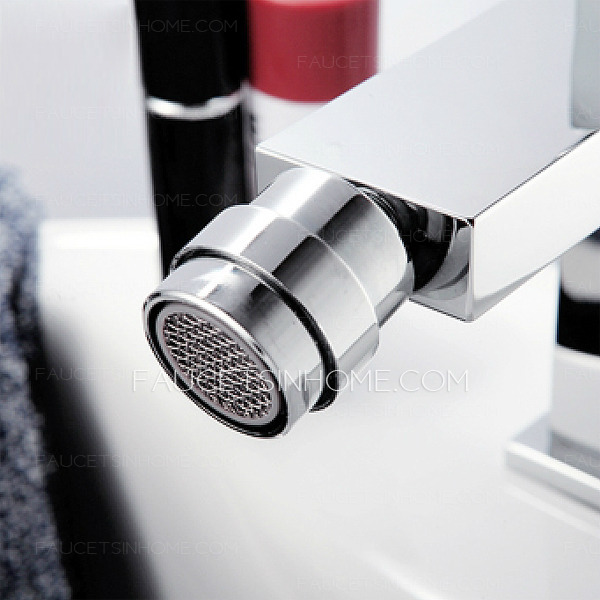 Discount Rotatable Square Shaped Cold And Hot Bidet Faucet 