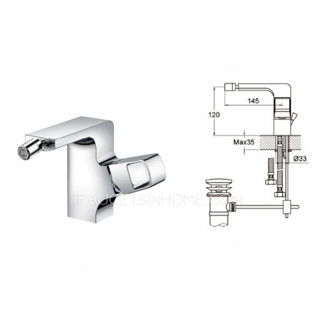 High End Seven Shaped Single Handle Bidet Sink Faucet