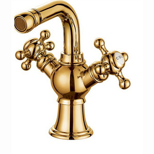 Vintage One Hole Two Cross Handle Bidet Faucet