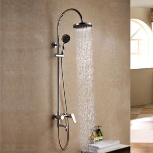 Simple Super Bent Top Outdoor Shower Faucet System