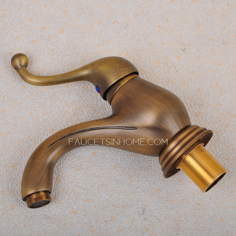 An Tai Antique Bathroom Sink Faucet With One Hole Single Handle