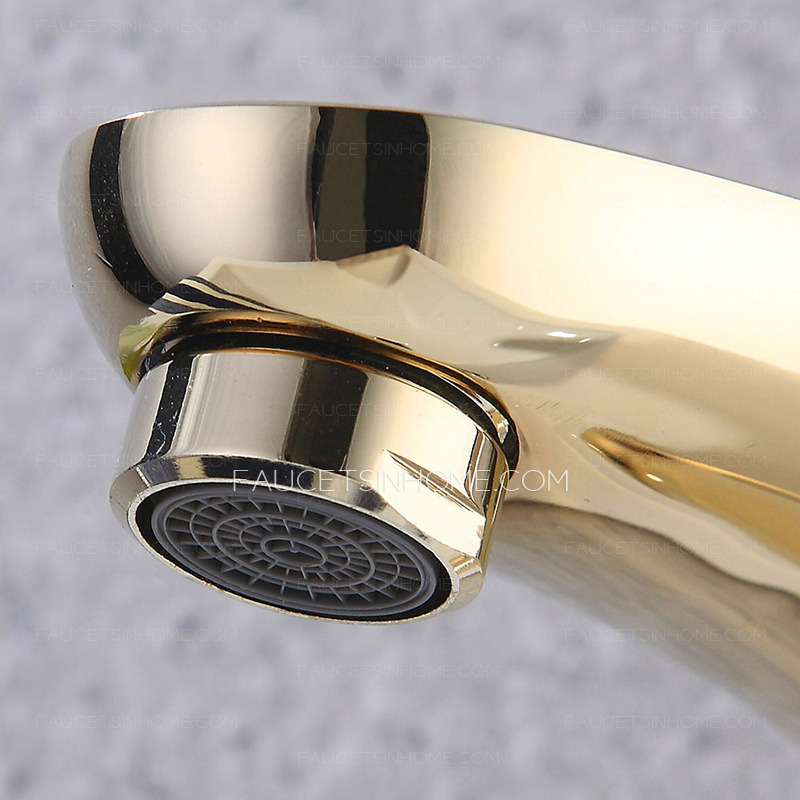Luxury Golden Chrome Copper Bathroom Sink Faucet