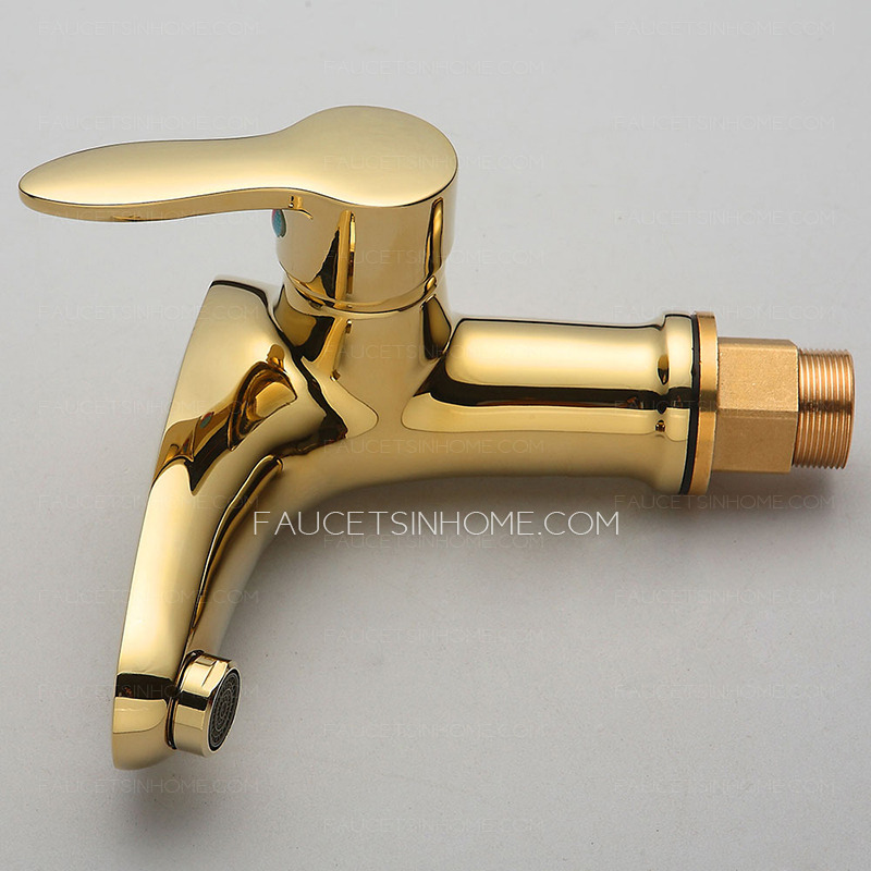 Luxury Golden Chrome Copper Bathroom Sink Faucet