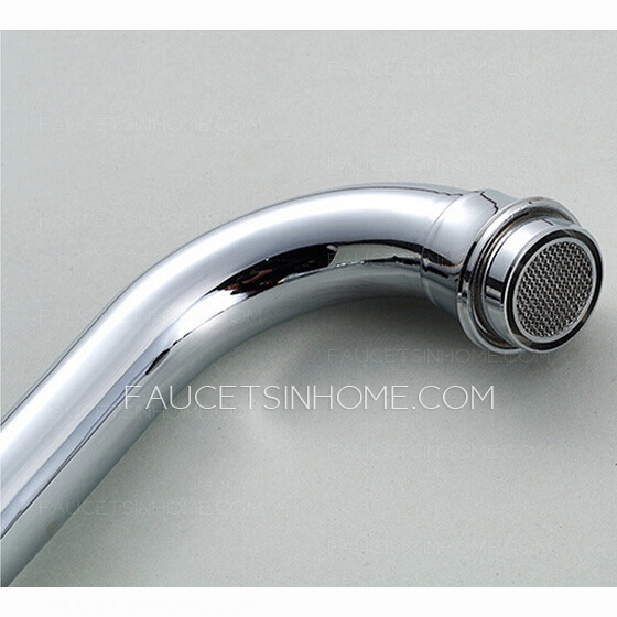 Vintage Three Hole Silver Floral Handle Bathroom Faucet