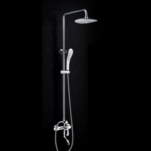 Designed Streamlined Top And Hand Shower Faucet System