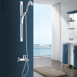 Modern Elevating Wall Mount Outside Shower Faucet System